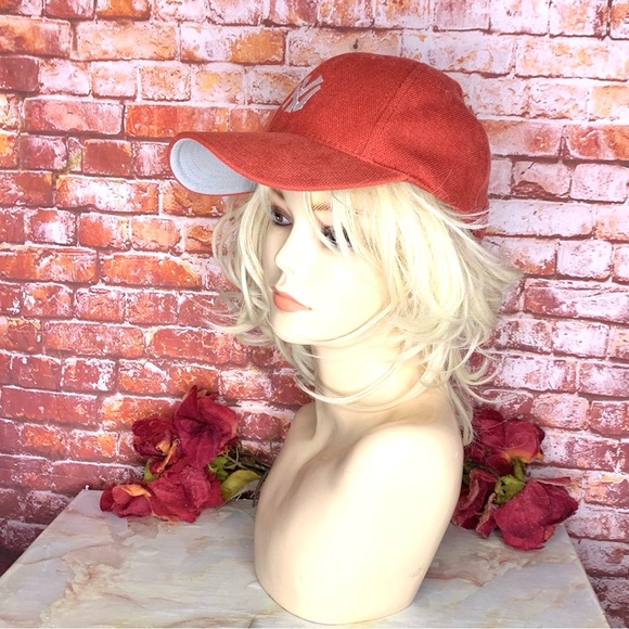 American Needle Burnt Orange New York Yankees Soft Fabric Baseball Hat - Picture 3 of 8